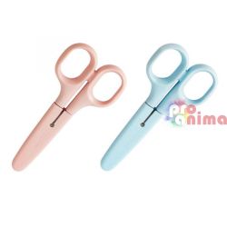 Ножица детска Deli Macaron, с предпазна капачка, 12.2 cm