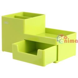 Органайзер за бюро Deli Rio 3 отделения Зелен