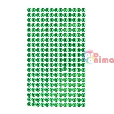 Зелени камъчета (кристали) самозалепващи