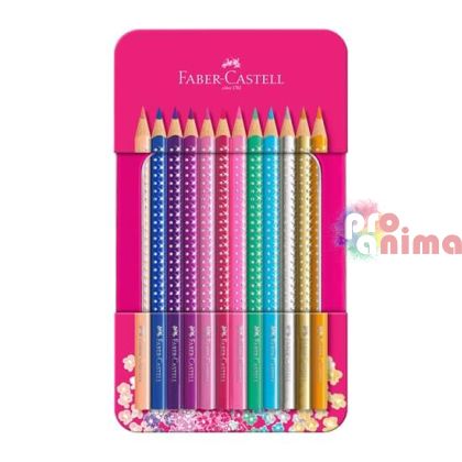 Цветни моливи Faber Castel Sparkle