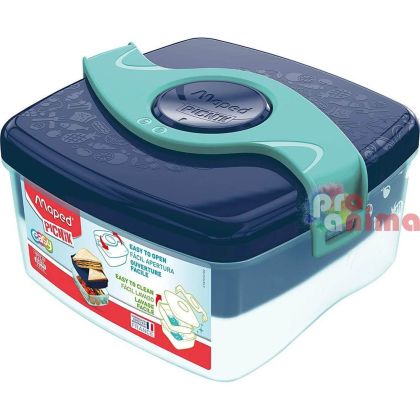 Кутия за храна Maped Origin, 1400 ml, синьо-зелена