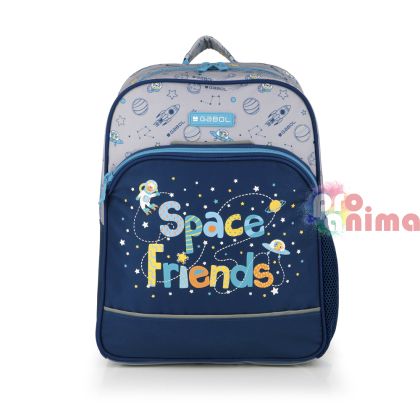 Ученическа раница за момче Gabol Space с едно отделение и термоформ гръб
