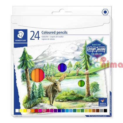 Цветни моливи Staedtler Design Journey, 24 цвята