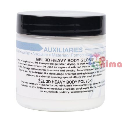 Структурна паста за релеф 3D ефект, плътна, Renesans, 110 ml, гланц