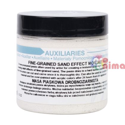 Структурна паста за релеф дребнозърнеста Renesans 110 ml бяла