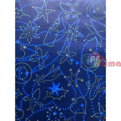 Паус Marpa Jansen, 50 x 60 cm, 115 g/m2, коледни мотиви в синьо