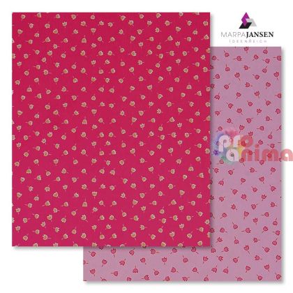 Варио картон Marpa Jansen, 50 x 70 cm, 300 g/m2, розов на лалета