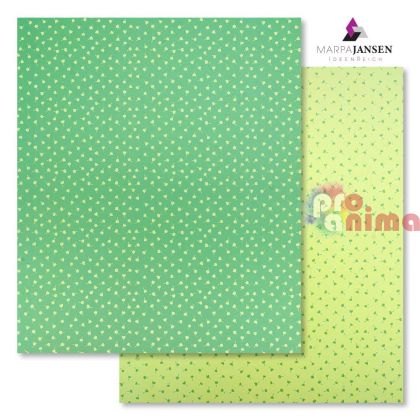 Картон варио Marpa Jansen, 50 x 70 cm, 300 g/m2, зелен на лалета