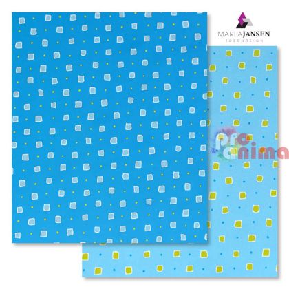 Карон варио Marpa Jansen, 50 x 70 cm, 300 g/m2, син с конфети