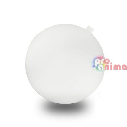 Пластмасова топка за декорация, 150 mm, бяла