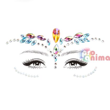 Камъчета за декорация на лице DP Craft, Shine Wright, самозалепващи