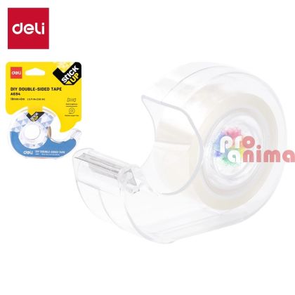 Двойнолепящо тиксо Deli 18 mm x 6 m
