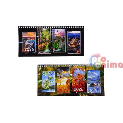 Настолен планер 2026 за графици, ламинат