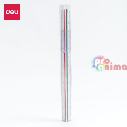 Мащабна линия за техническо чертане Deli, 30 cm