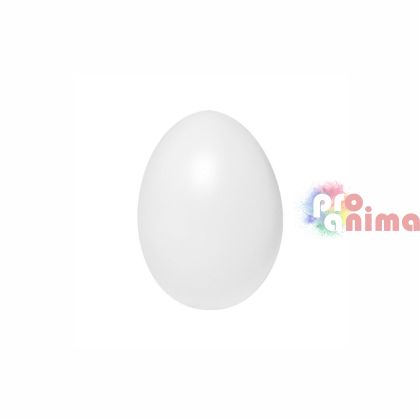 пластмасово яйце 120 мм бяло