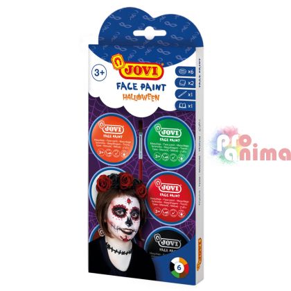 Бои за лице Jovy 6 цвята Halloween