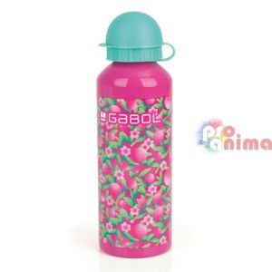 Алуминиева бутилка за вода за момиче 500 мл. Gabol Cherry