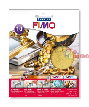 Метално фолио за декорация Fimo 10 л. злато