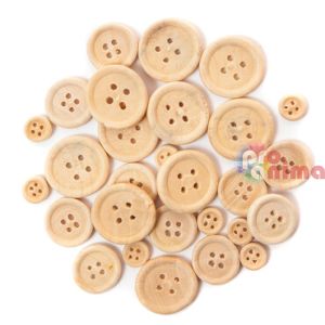 Копчета дървени  1-2cm 30 бр. натурални