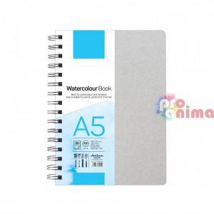 Скицник за акварел, темпера, моливи Drasca Watercolour Book A5 30 л. 250 g/m2