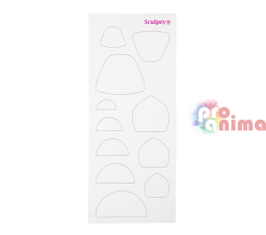 шаблон за глина 6 части 64 форми