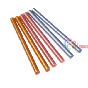 Силиконови пръчки ∅7 mm пакет 6 бр. металик цветове