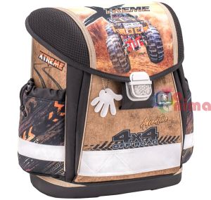 ергономична раница с три отделения за момче 