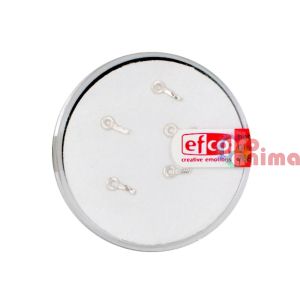 Сребърни халкички за бижута Efco 2 mm 5 броя За вграждане