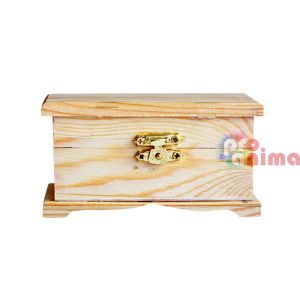 Дървена кутия с капак 12 x 5.5 x 6 cm Сандъче