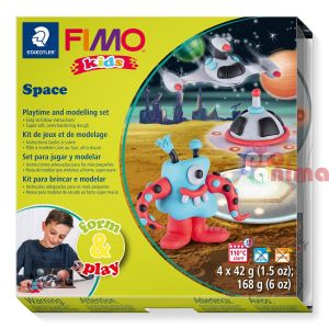 Детски комплект с полимерна глина FIMO Kids Космос