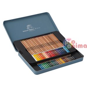 Професионални цветни моливи Renesans в метална кутия