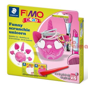 Детски комплект с глина Fimo Kids Scrunchie Unicorn