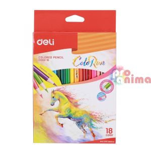 Цветни моливи Deli Colorun 18 цвята