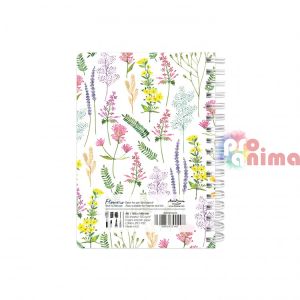 Скицник за рисуване А6, 60 листа, Drasca "Билки цветни"