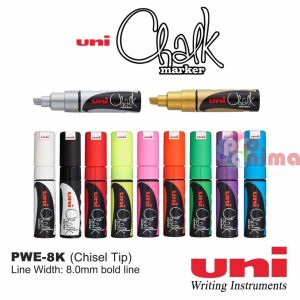 Тебеширен маркер UNI PWE- 8K (8 mm)