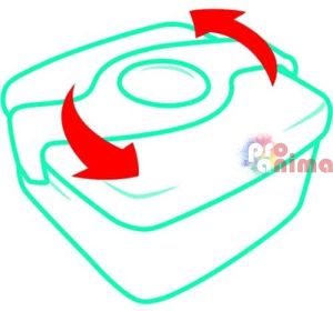 Кутия за храна за училище Maped, тюркоаз