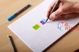 Перманентни маркери-четка 12 цвята, пастелни