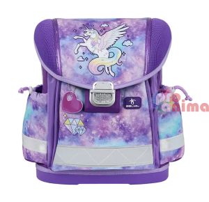 Раница за училище с три отделения Belmil Diamand Unicorn