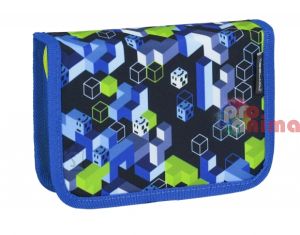 Несесер за училище Belmil твърд Pixel Cube Game