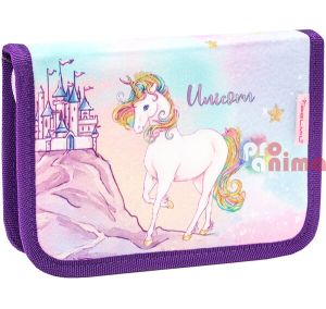 Несесер за училище Belmil твърд Rainbow Unicorn Magic