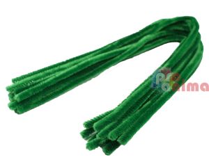 Пухени телчета 10 бр., зелени