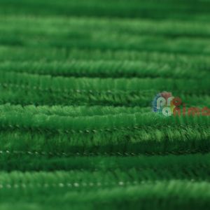 Пухени телчета 10 бр., 8 mm x 50 cm, зелени