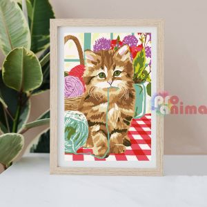 Комплект рисуване по номера Коте