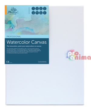 Платно за рисуване с акварел 30 x 40 cm Phoenix Watercolor опънато на дървена рамка