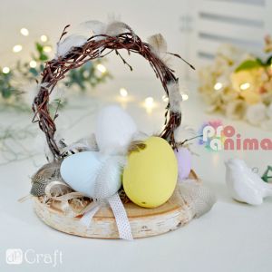 Декоративни яйца DP Craft, 16 бр., светъл пастел