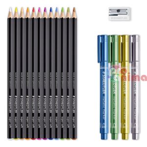 Комплект за рисуване Staedtler, 17 части- цветни моливи и маркери