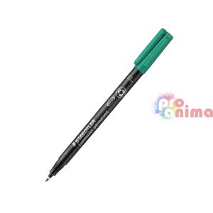 перманентен маркер Staedtler Lumocolor F, зелен