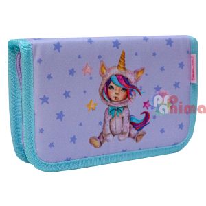 Комлект за първи клас Belmil Miia Unicorn- ергономична раница, несесер и торба за спорт