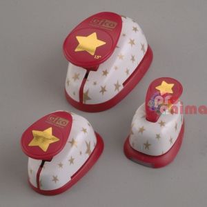 Комплект перфоратори/пънчове Efco, 3 бр. (1.6 cm, 2.5 cm, 3.8 cm), звезди