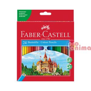 Цветни моливи Faber-Castell Замък, 24 цвята